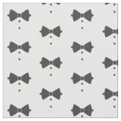 Op maat gemaakte Black Bow Stropdas & Buttonnen ID Stof (Close Up)
