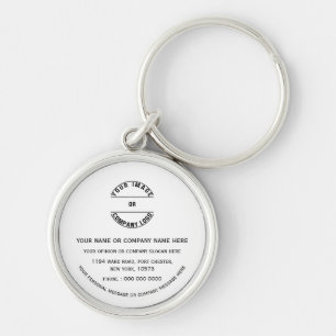 Op maat gemaakte blanco sjabloon 3,66 cm metalen sleutelhanger