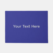 Op maat gemaakte blauwe ontwerp deurmat (Voorkant)