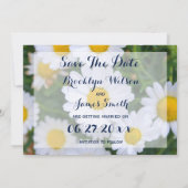 Op maat gemaakte bloemkaarten om de datum te redde kaart (Achterkant)