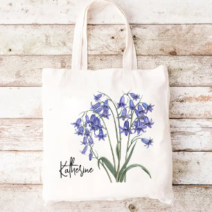 Op maat gemaakte bloemtas, verjaardagscadeau voor  tote bag