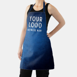 Op maat gemaakte Blue Apron met logo en bedrijfsna Schort
