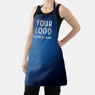 Op maat gemaakte Blue Apron met logo en bedrijfsna Schort
