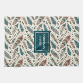 Op maat gemaakte Boho Handdoek Pastel Native Keuke (Horizontaal)