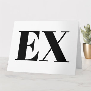 Op maat gemaakte breukkaart voor ex-vriend of vrie kaart
