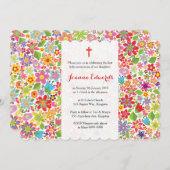 Op maat gemaakte Bright Floral First Community uit Kaart (Voorkant / Achterkant)