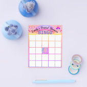 Op maat gemaakte bruidsbruiloft-bingokaarten flyer (Enkel)