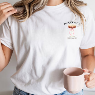 Op maat gemaakte bruidsfeest-shirt cadeau voor bru t-shirt