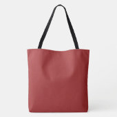 Op maat gemaakte bruine all over print tas (Achterkant)