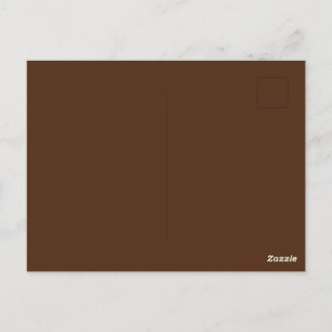 Op maat gemaakte bruine standaard foto perfect briefkaart