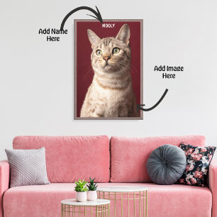 Op maat gemaakte canvasprint ter nagedachtenis aan canvas afdruk