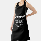 Op maat gemaakte chefsschort - Personaliseer met u Schort (Insitu)