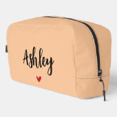 Op maat gemaakte cosmeticatas, verjaardagscadeau v toilettasje (Rechterhoek)