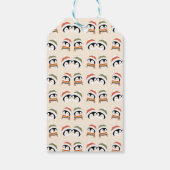 Op maat gemaakte Cozy Pride Pinguïns Kerstmis Cadeaulabel (Achterkant)