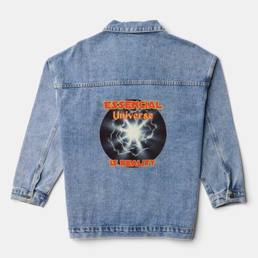 Op maat gemaakte dames denimjas (Jean Jacket), Den Denim Jacket (Achterkant)