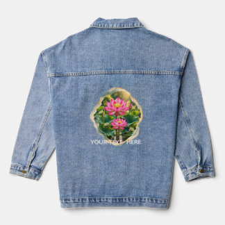 Op maat gemaakte dames denimjas (Jean Jacket), Den Denim Jacket