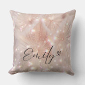 Op maat gemaakte Dandelion Sparkle Worpkussen Kussen (Voorkant)