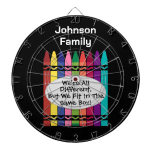 Op Maat Gemaakte Dartbord Voor Familiebijeenkomst