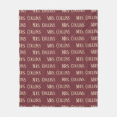 Op maat gemaakte deken voor mevrouw en meneer, jub (Voorkant)