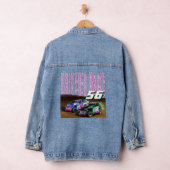 Op maat gemaakte denim jas met driver foto jacket (Hangar)