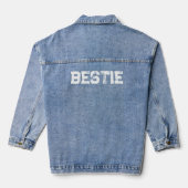 Op maat gemaakte denim jassen denim jacket (Achterkant)