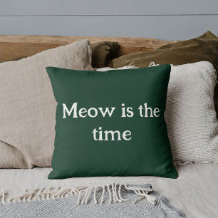 Op maat gemaakte dier huisdier kat grappige quote kussen