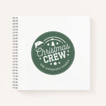 Op maat gemaakte diy Kerst Crew sticker