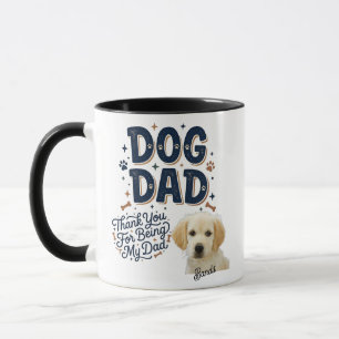 Op maat gemaakte 'Dog Dad'-mok - Bedankt dat je pa Mok