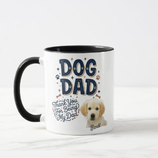 Op maat gemaakte 'Dog Dad'-mok - Bedankt dat je pa Mok