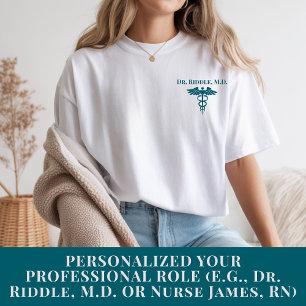 Op maat gemaakte Dokter T-shirt cadeau voor verple