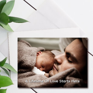 Op maat gemaakte eerste Vaderdagkaart van ouders a Kaart