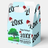 Op maat gemaakte eikenboomlogo boom snoeien vakant bedankdoosjes (Geopend)