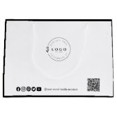 Op maat gemaakte elegantie voor zakelijk gebruik groot cadeauzakje (Voorkant)