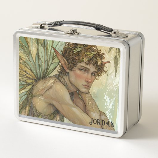 Op maat gemaakte Emerald Forest Guardian Elf (Voorkant)