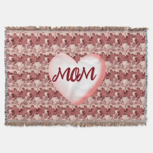 Op maat gemaakte en gepersonaliseerde bloemencadea deken (Voorkant)