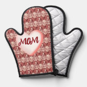Op maat gemaakte en gepersonaliseerde bloemengesch ovenwant (Voorkant / Achterkant)
