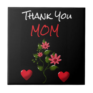 Op maat gemaakte en gepersonaliseerde bloemengesch tegeltje