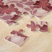 Op maat gemaakte en gepersonaliseerde bloemengift  legpuzzel (Zijkant)