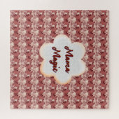 Op maat gemaakte en gepersonaliseerde bloemengift  legpuzzel (Horizontaal)