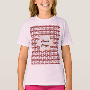 Op maat gemaakte en gepersonaliseerde bloemengift  t-shirt