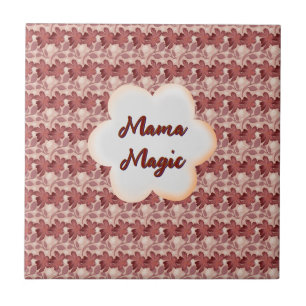 Op maat gemaakte en gepersonaliseerde bloemengift  tegeltje