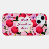 Op maat gemaakte en gepersonaliseerde cherry vlind Case-Mate iPhone case (Achterkant (horizontaal))