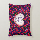 Op maat gemaakte en gepersonaliseerde Mopige Kerse Accent Kussen (Voorkant(Verticaal))