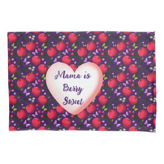 Op maat gemaakte en gepersonaliseerde Mopige Kerse Kussensloop (Voorkant)