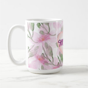Op maat gemaakte en gepersonaliseerde waterverf bl koffiemok
