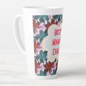 Op maat gemaakte en gepersonaliseerde waterverf bl latte mok (Linkerhoek)