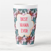 Op maat gemaakte en gepersonaliseerde waterverf bl latte mok (Voorkant)