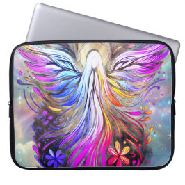 Op maat gemaakte engel laptop tas voor vrouwen Ele