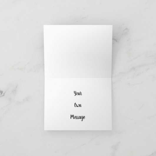 Op Maat Gemaakte Ew Kerst Moppertje Llama's Anti  Feestdagen Kaart (Binnen)