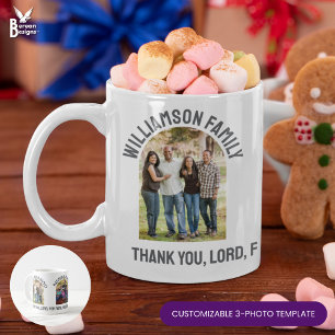 Op maat gemaakte FAMILIE-VERENIGING Souvenir 3 Fot Koffiemok